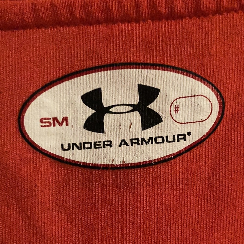 Men’s Under Armour T-Shirt. Size S, ORANGE - Picture 3 of 4